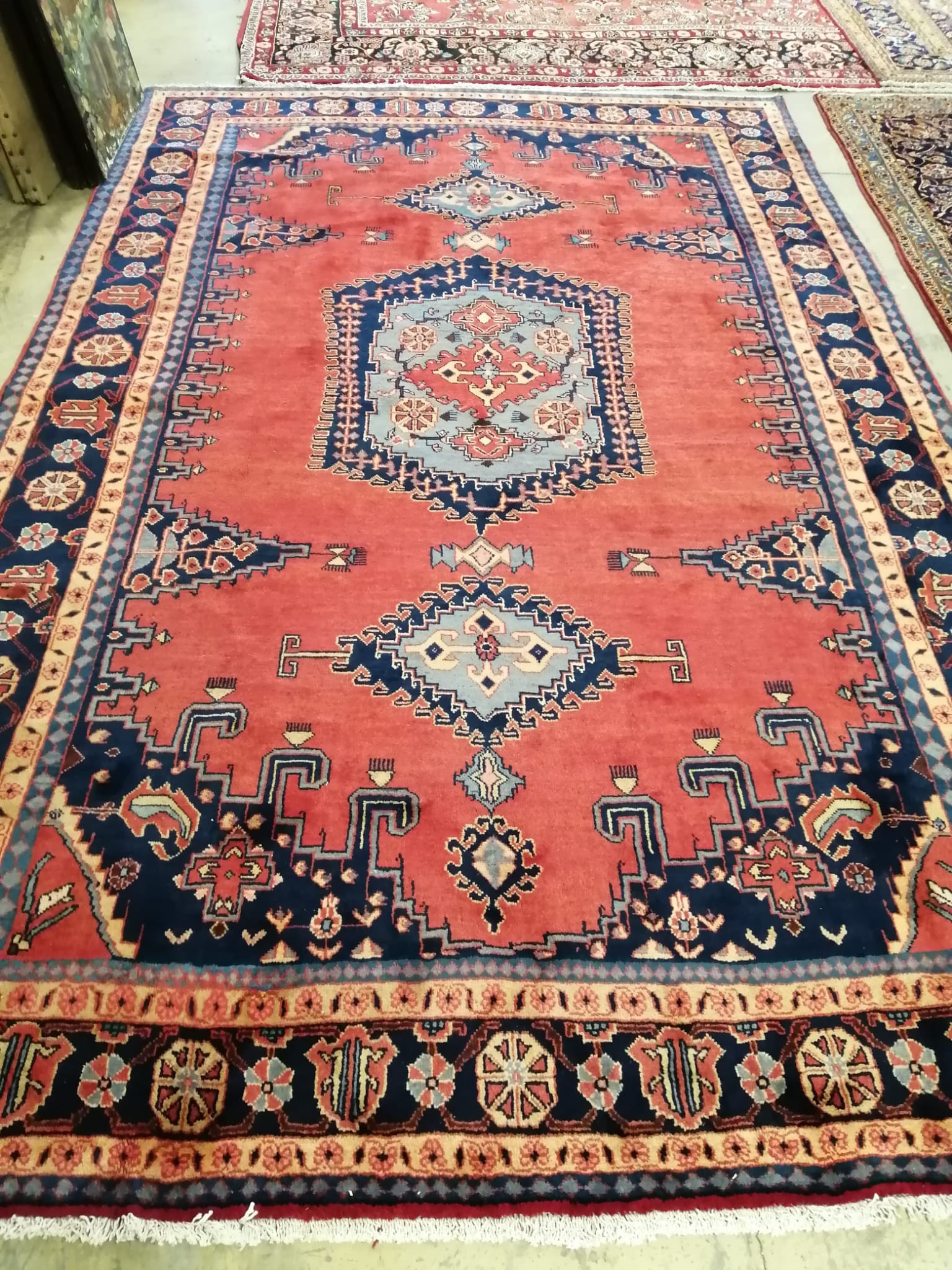 A Veis carpet, 330 x 210cm